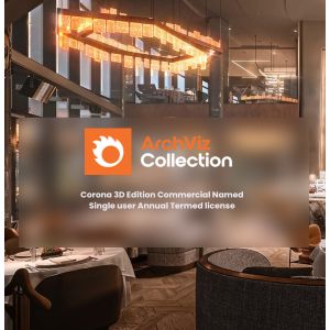 ArchViz Collection - Corona 3D Edition Commercial Named- Single user Annual Termed license