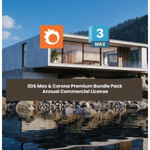 3DS Max & Corona Premium Bundle Pack - Annual Commercial License