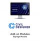User Civil Designer Add-on Modules Signage Module